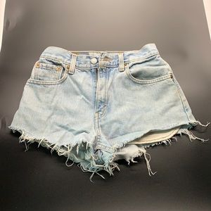 Genuine vintage high waist Levi cutoff shorts